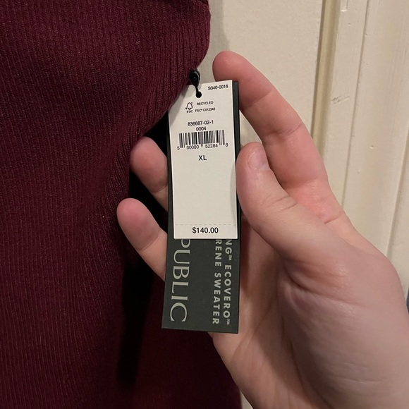 Banana Republic Cross Front Halter Sweater Dress - Picture 3 of 6